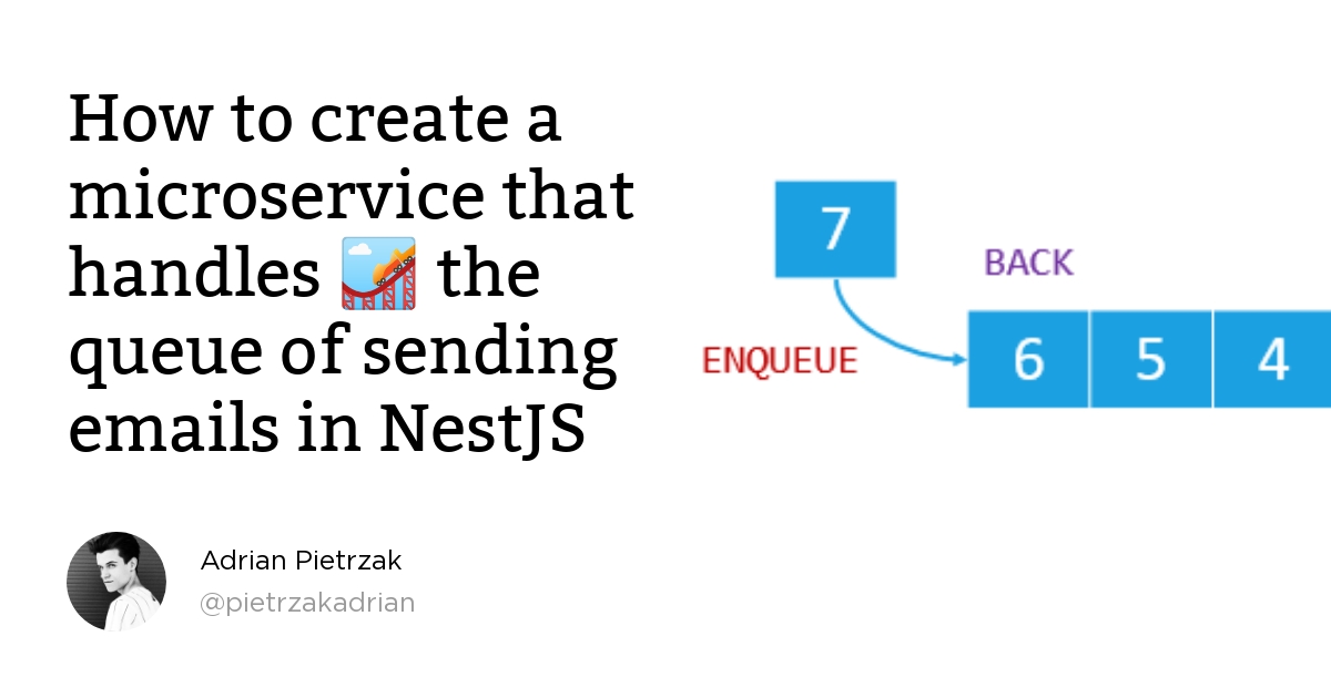 NestJS Authentication Series 🔐: Part 1 - User registration — Adrian  Pietrzak: Software Engineering Blog